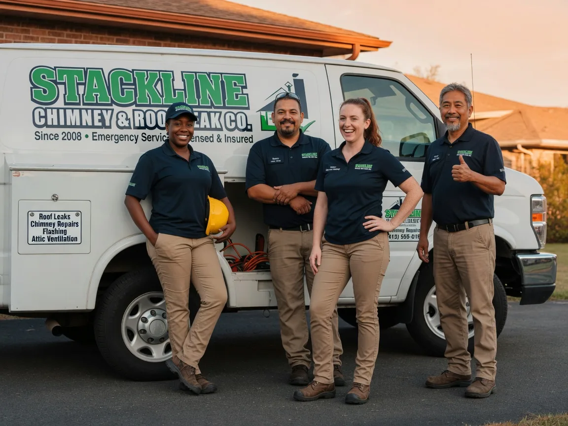 Chimney flashing repair company in Island, KY
